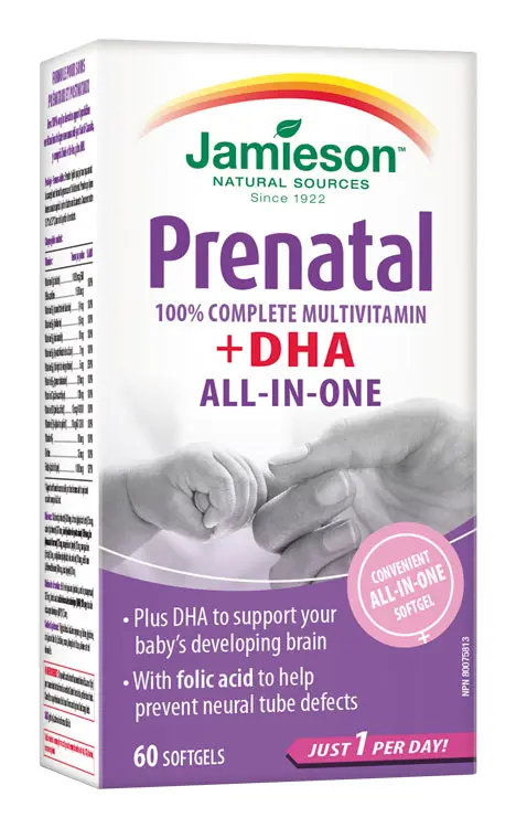 5047_JAMIESON PRENATAL COMPLETE S DHA A EPA 60 KPS.